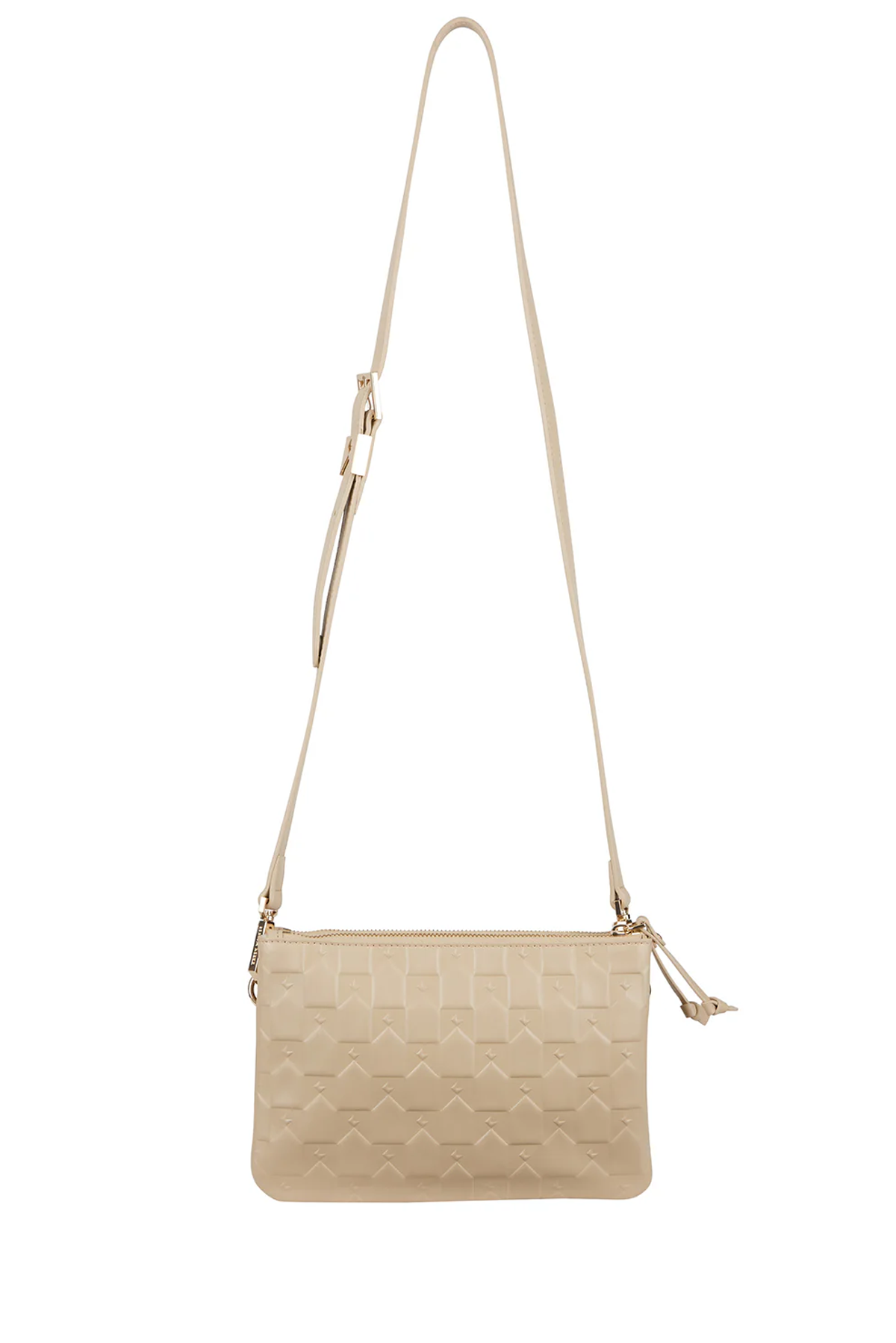 MONOGRAM DOUBLE ZIP POUCH