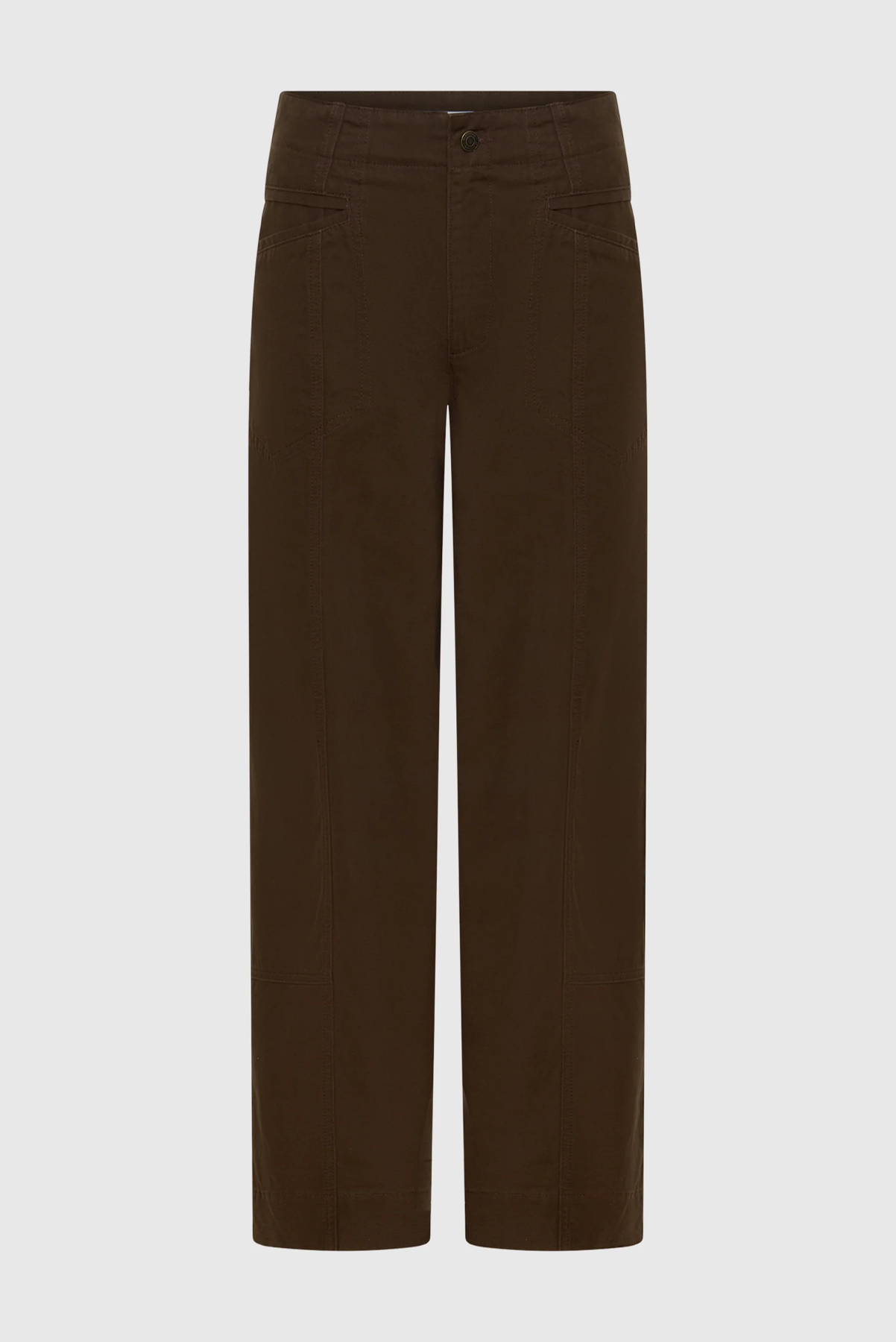 MORRISON MORGAN CARGO PANT COTTON BARK BROWN