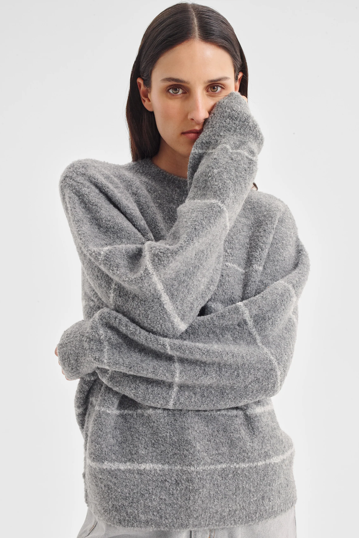 MARCELLE STRIPE KNIT PULLOVER