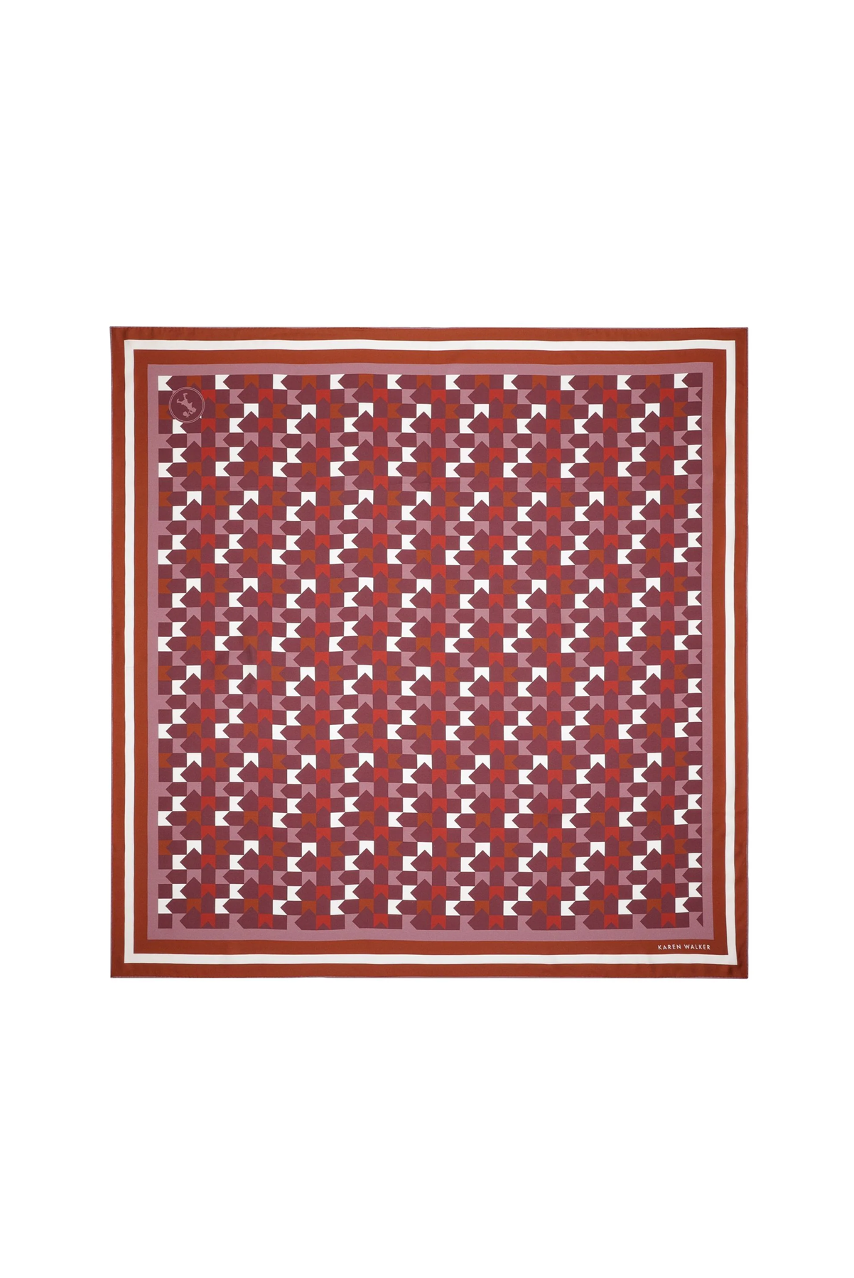 MONOGRAM LARGE CHECK CLASSIC SCARF
