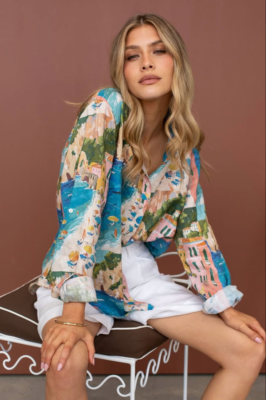 BOYFRIEND LINEN SHIRT