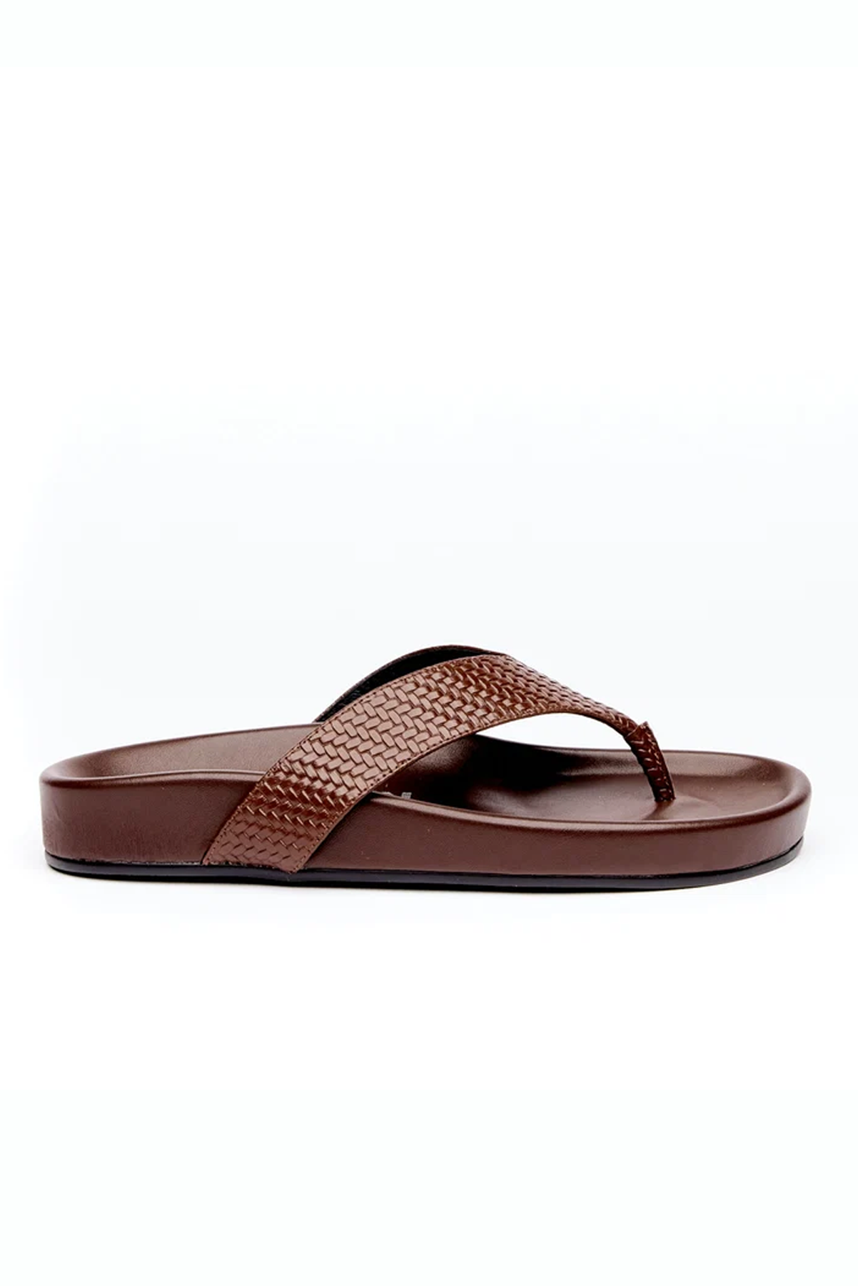 HAEL AND JAX OASIS SANDAL BROWN LEATHER JANDAL