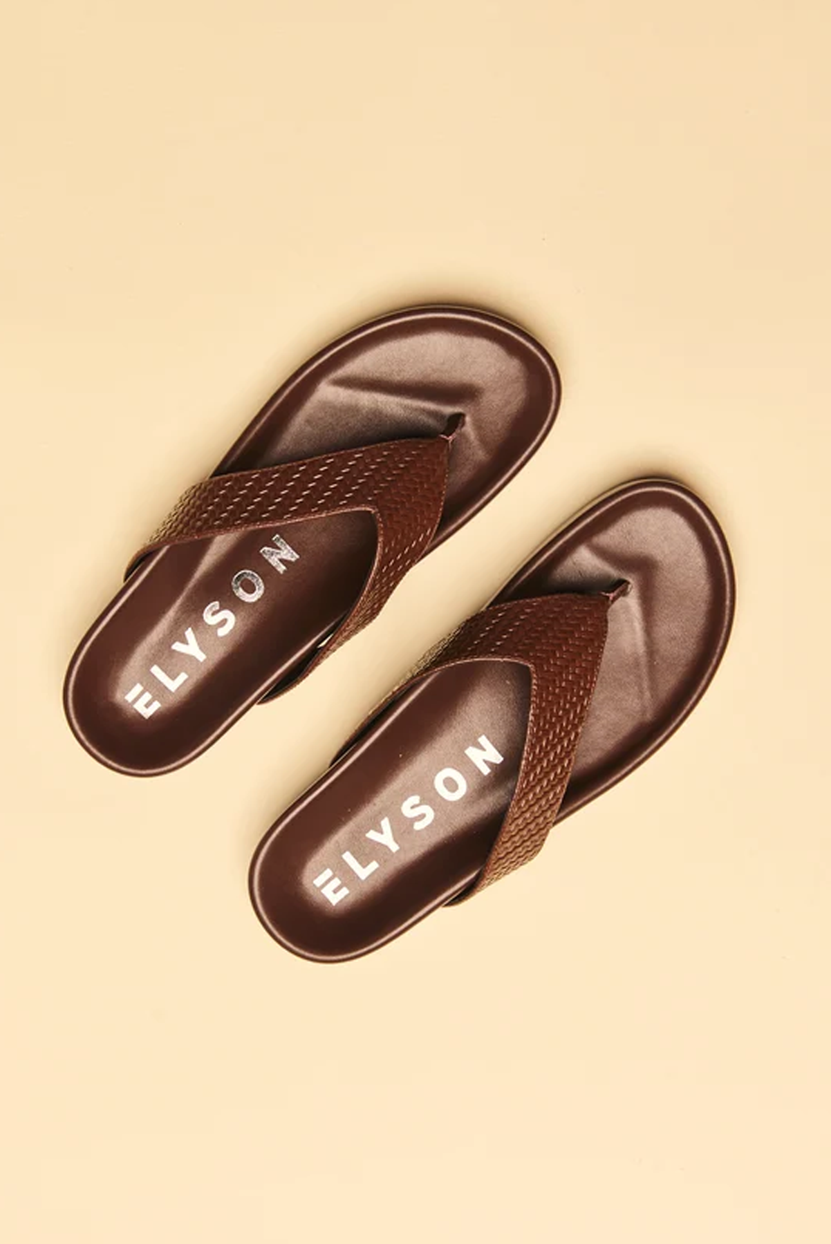 HAEL AND JAX OASIS SANDAL BROWN LEATHER JANDAL