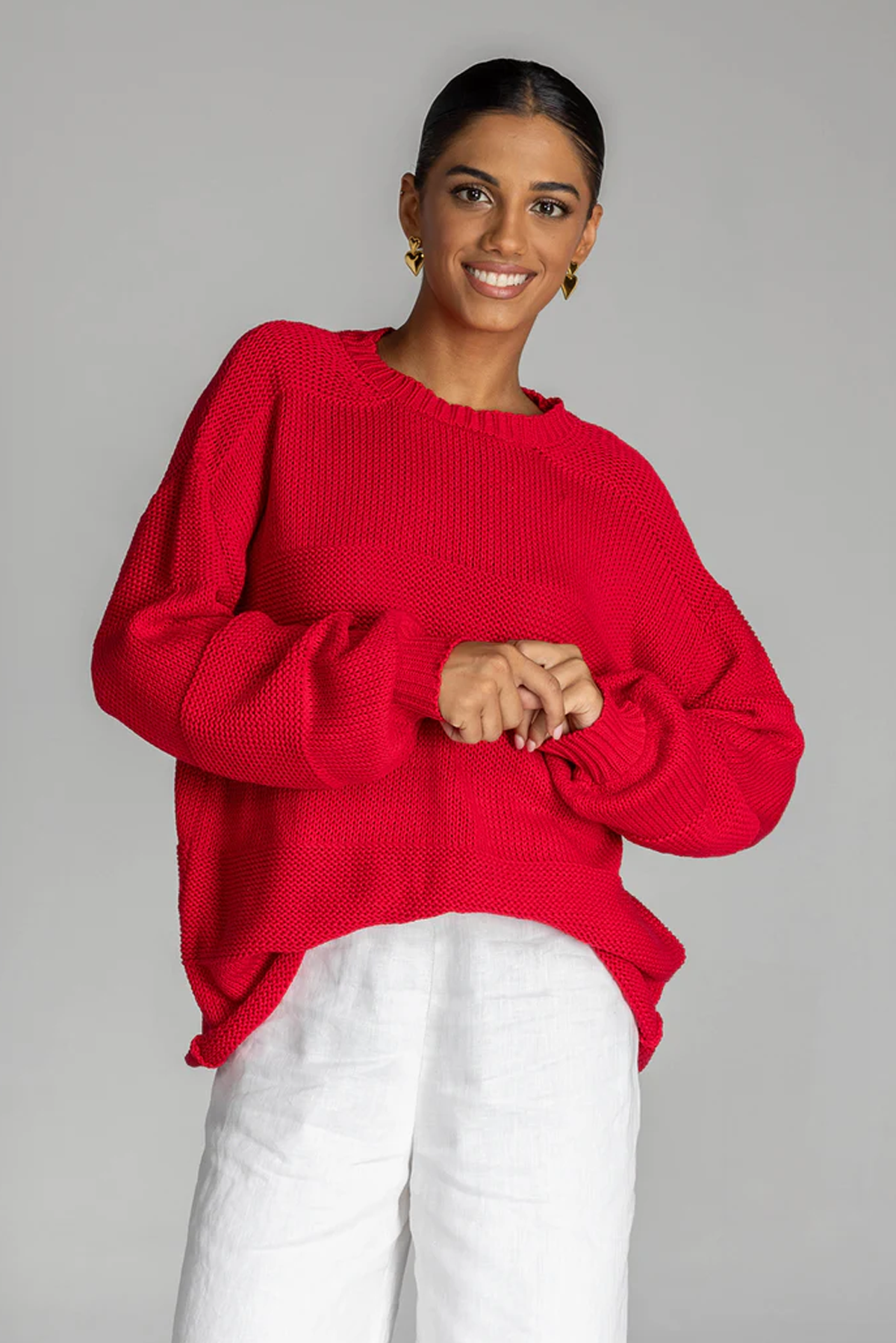 OPEN MY HEART SWEATER