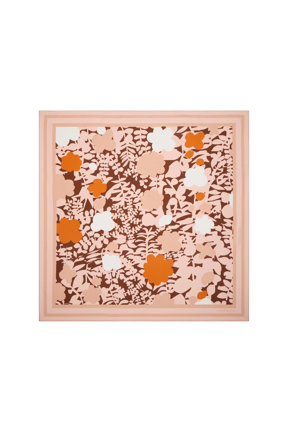 PERFECT DAY FLORAL CLASSIC SILK SCARF