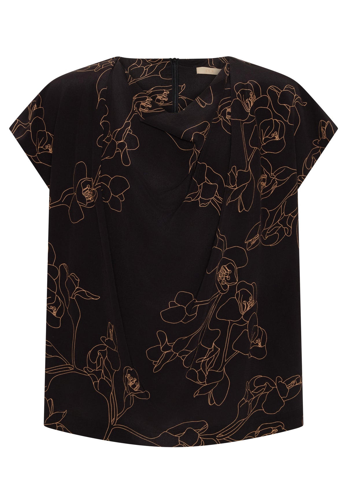BUDD COWL NECK TOP