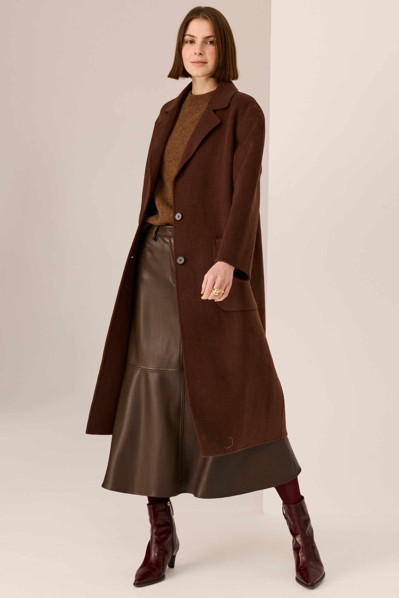 COHEN LONG WOOL COAT