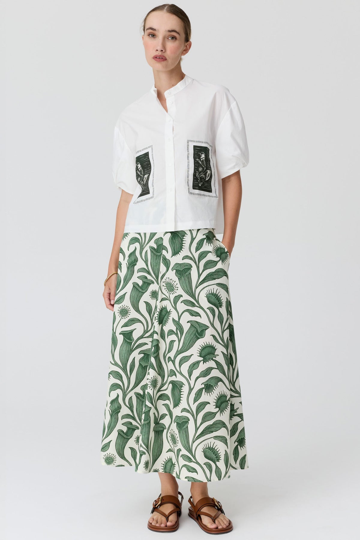 BOTANICA PATCH CAMP SHIRT