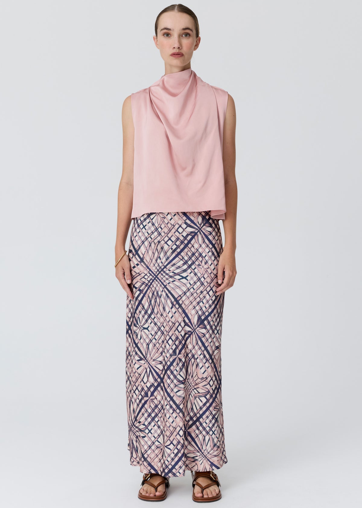 INNES TIE NECK TOP