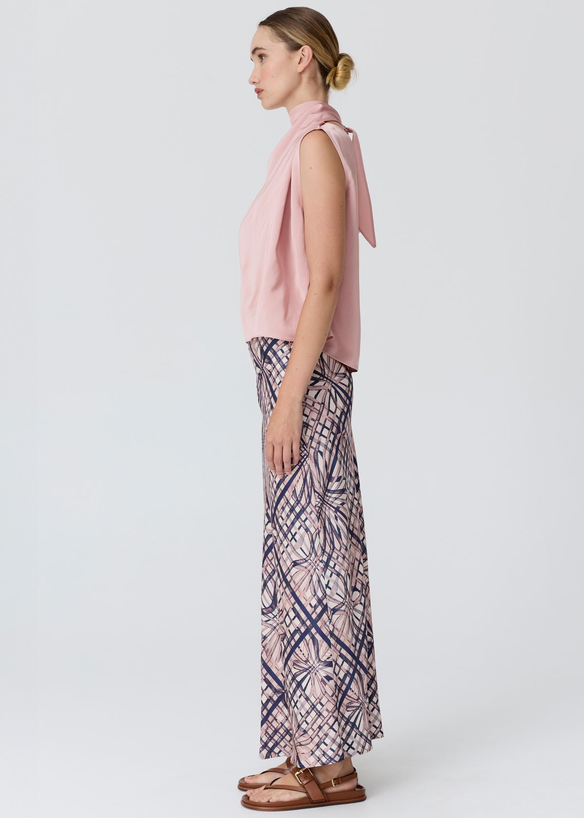 INNES TIE NECK TOP