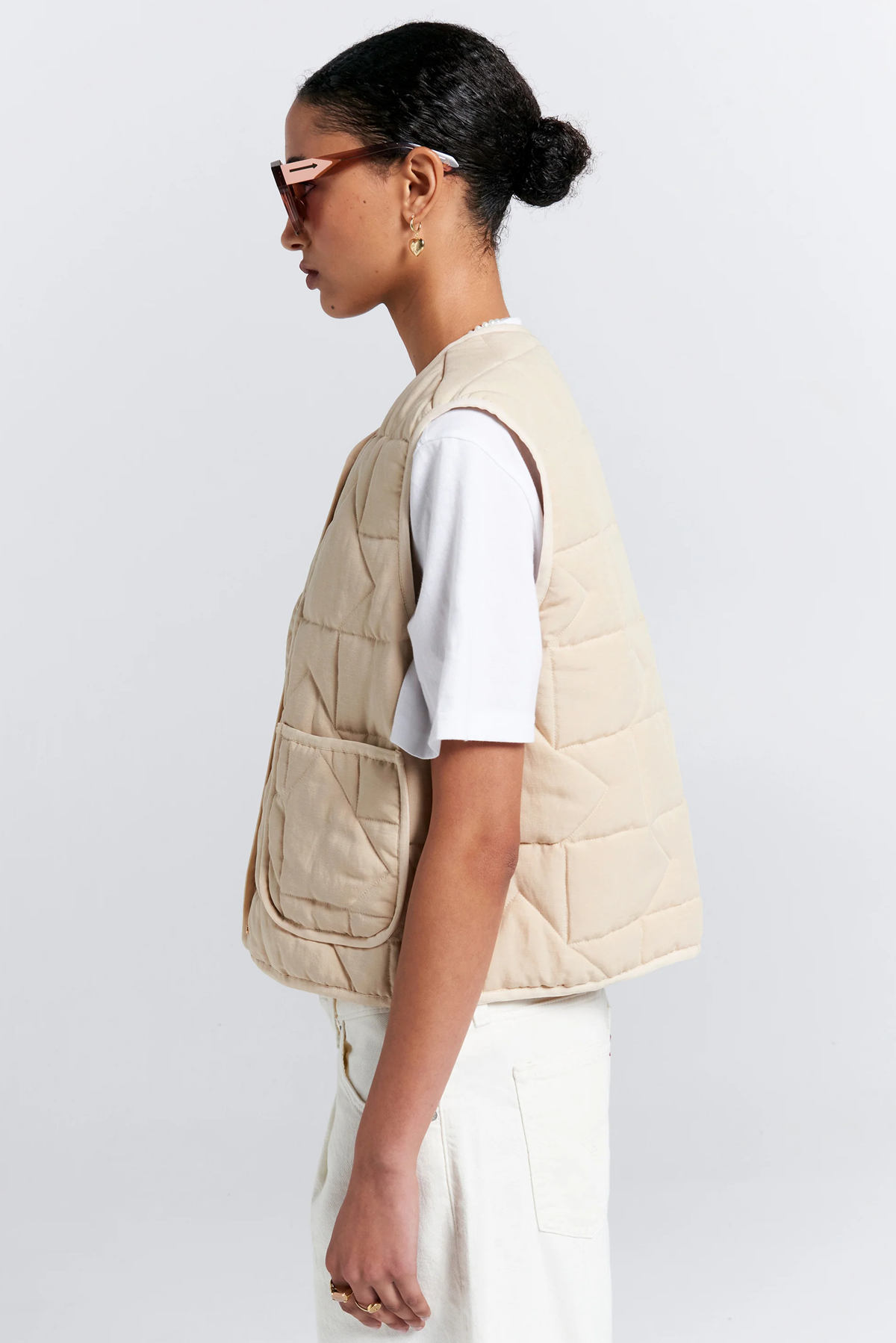 QUILTED DRIFT VEST