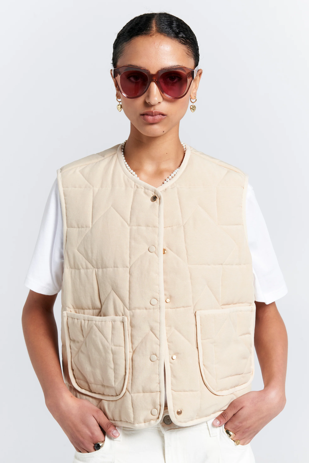 QUILTED DRIFT VEST