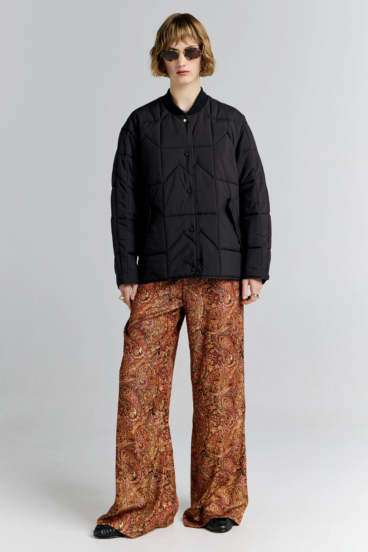 QUILTED MONOGRAM JACKET