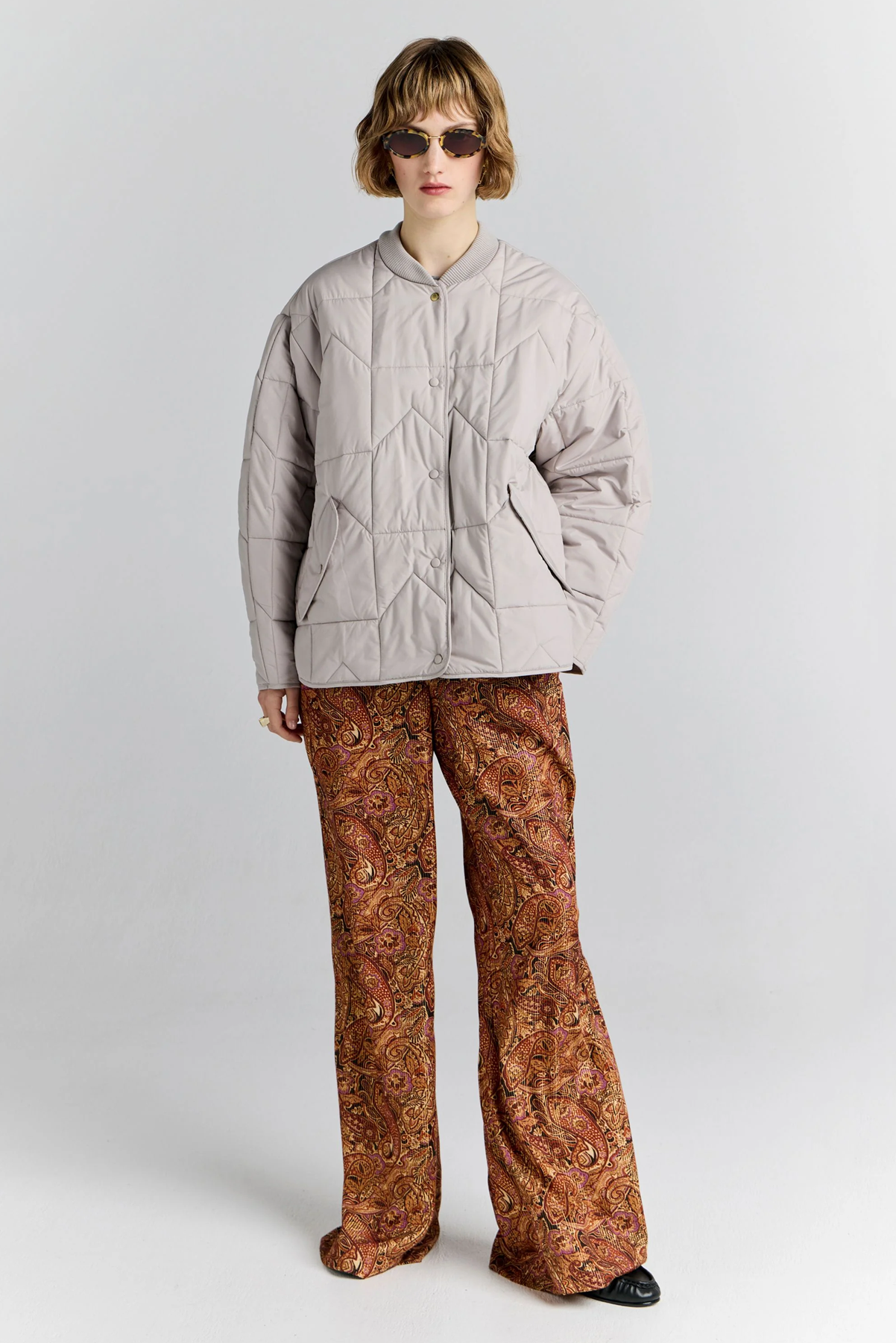 QUILTED MONOGRAM JACKET