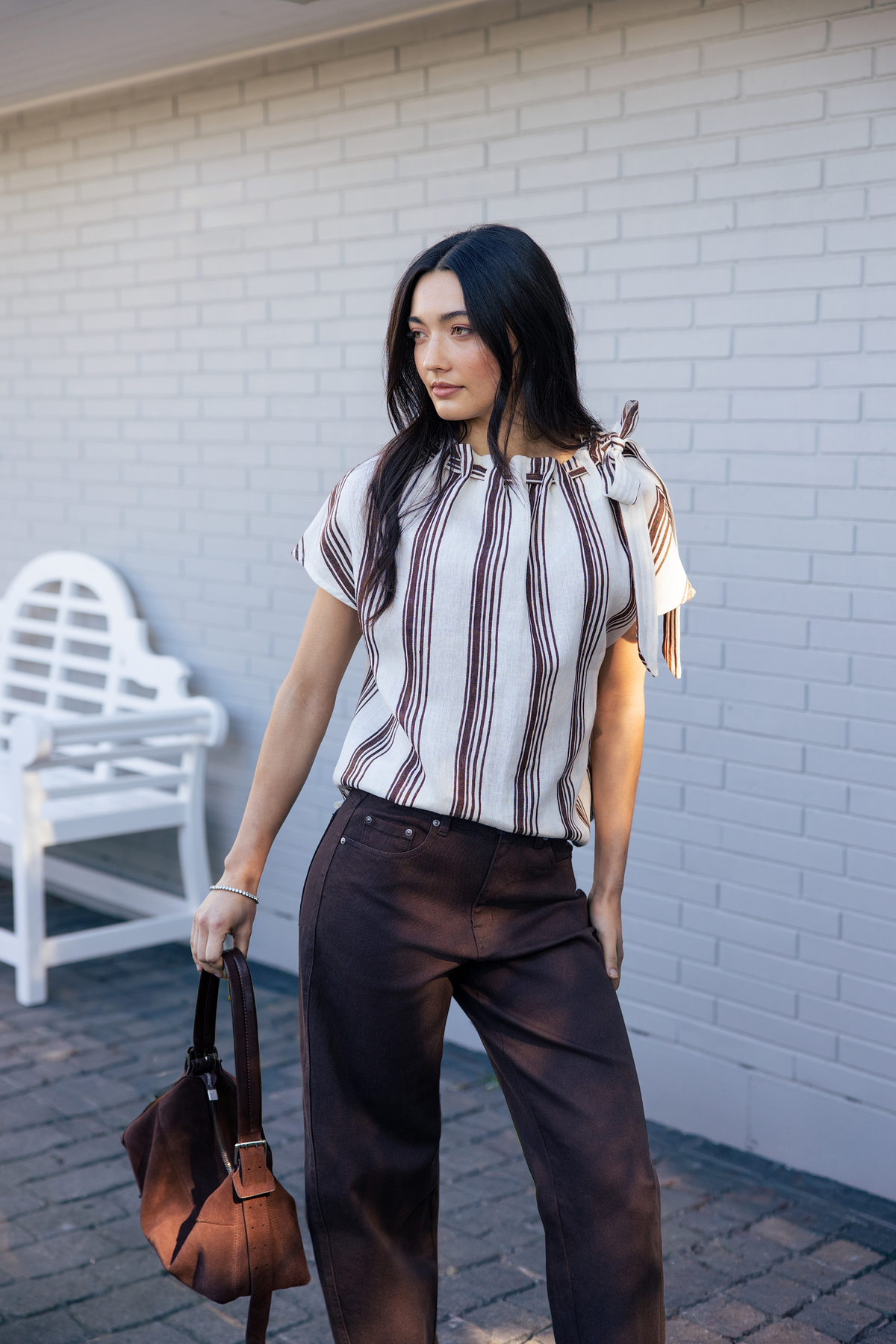 RAY LINEN TOP