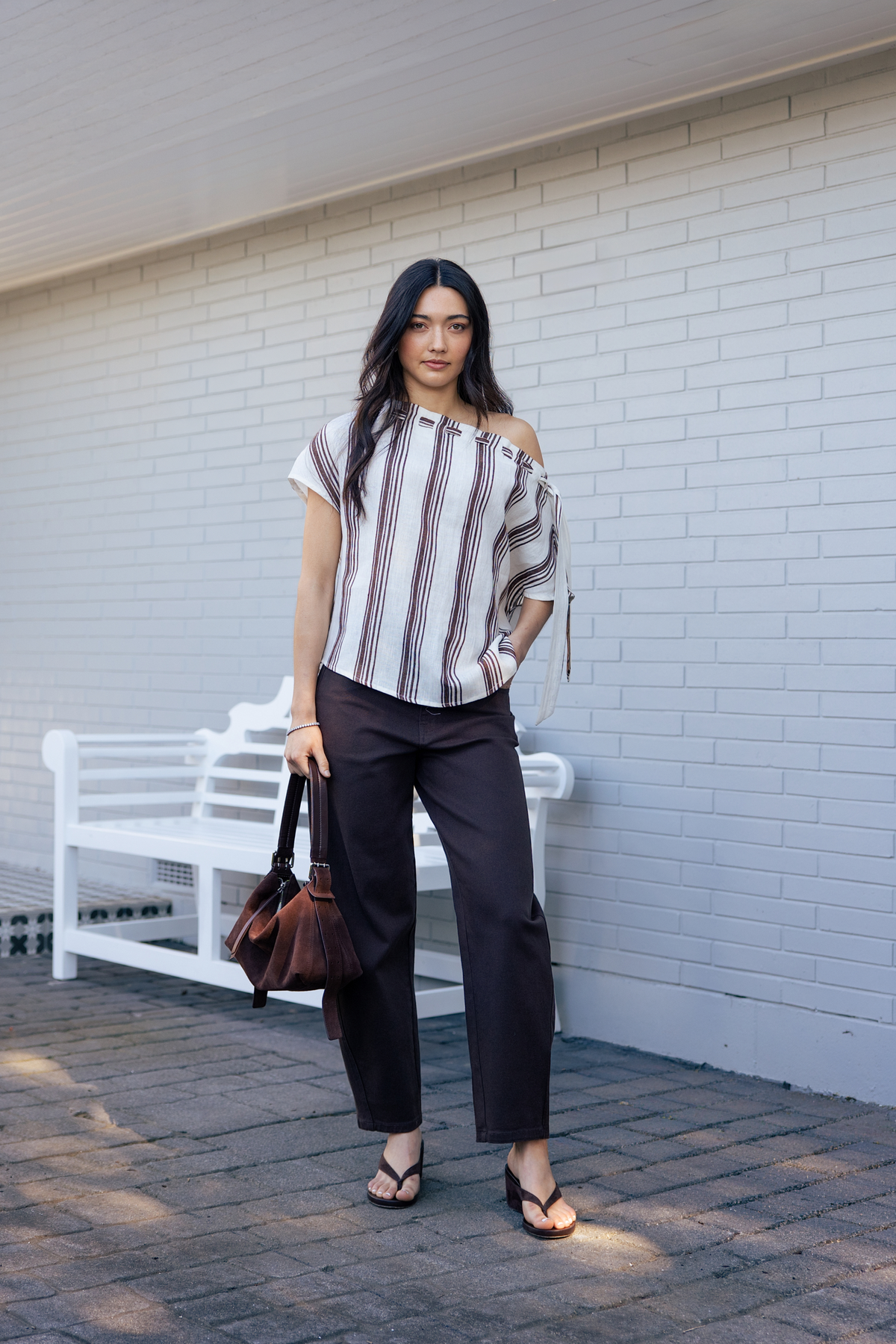 RAY LINEN TOP