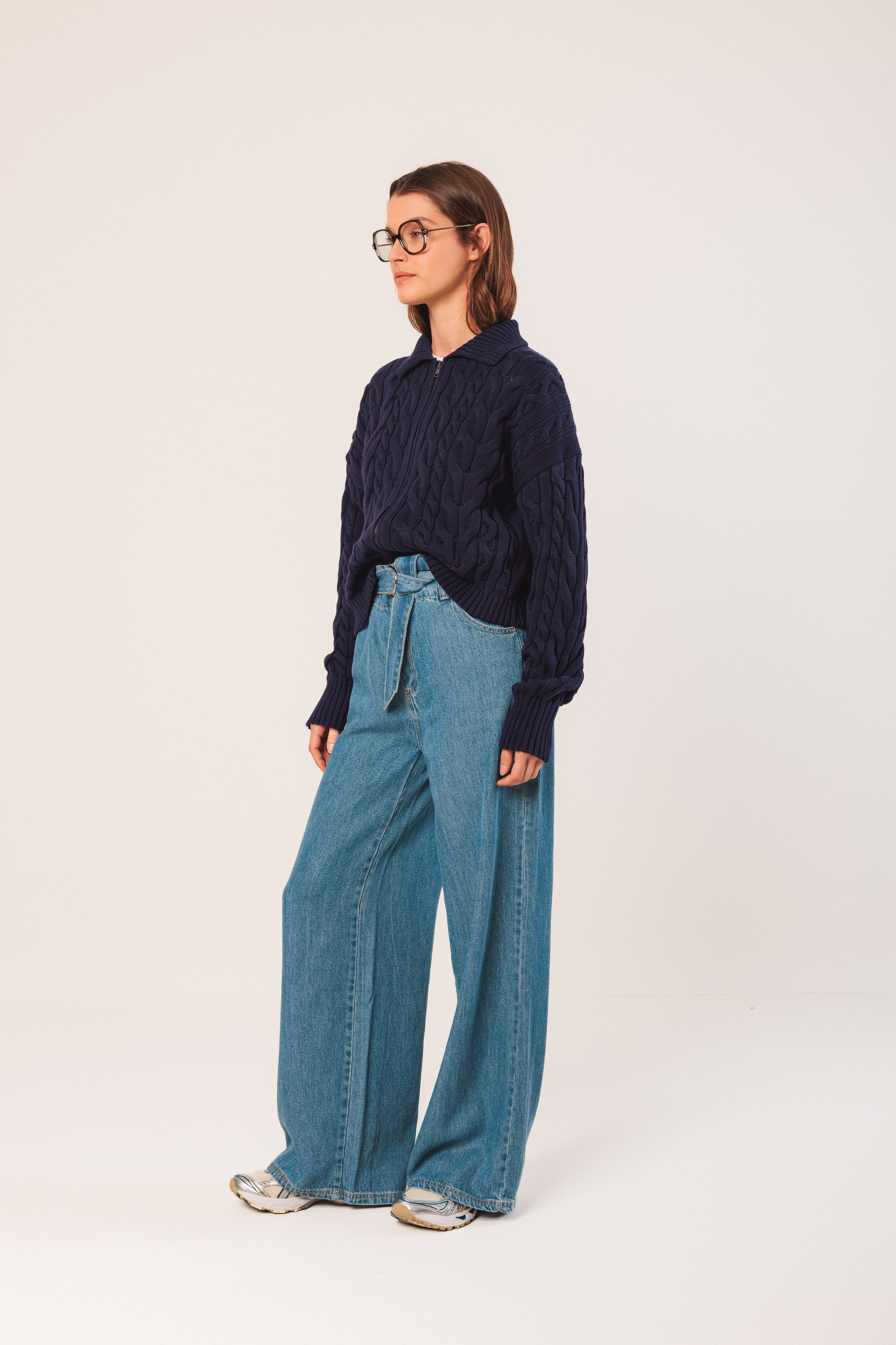 KELLY ZIP CARDIGAN