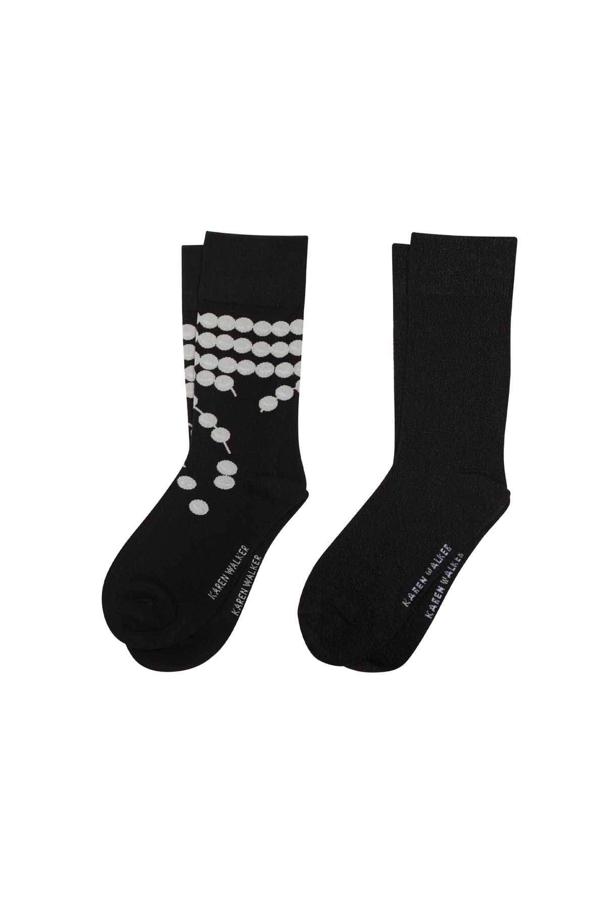 RUNAWAY PEARLS SOCKS 2 PACK