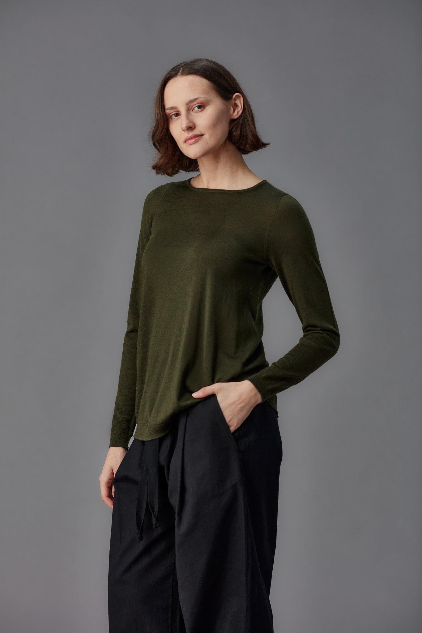 MERINO SWING SWEATER