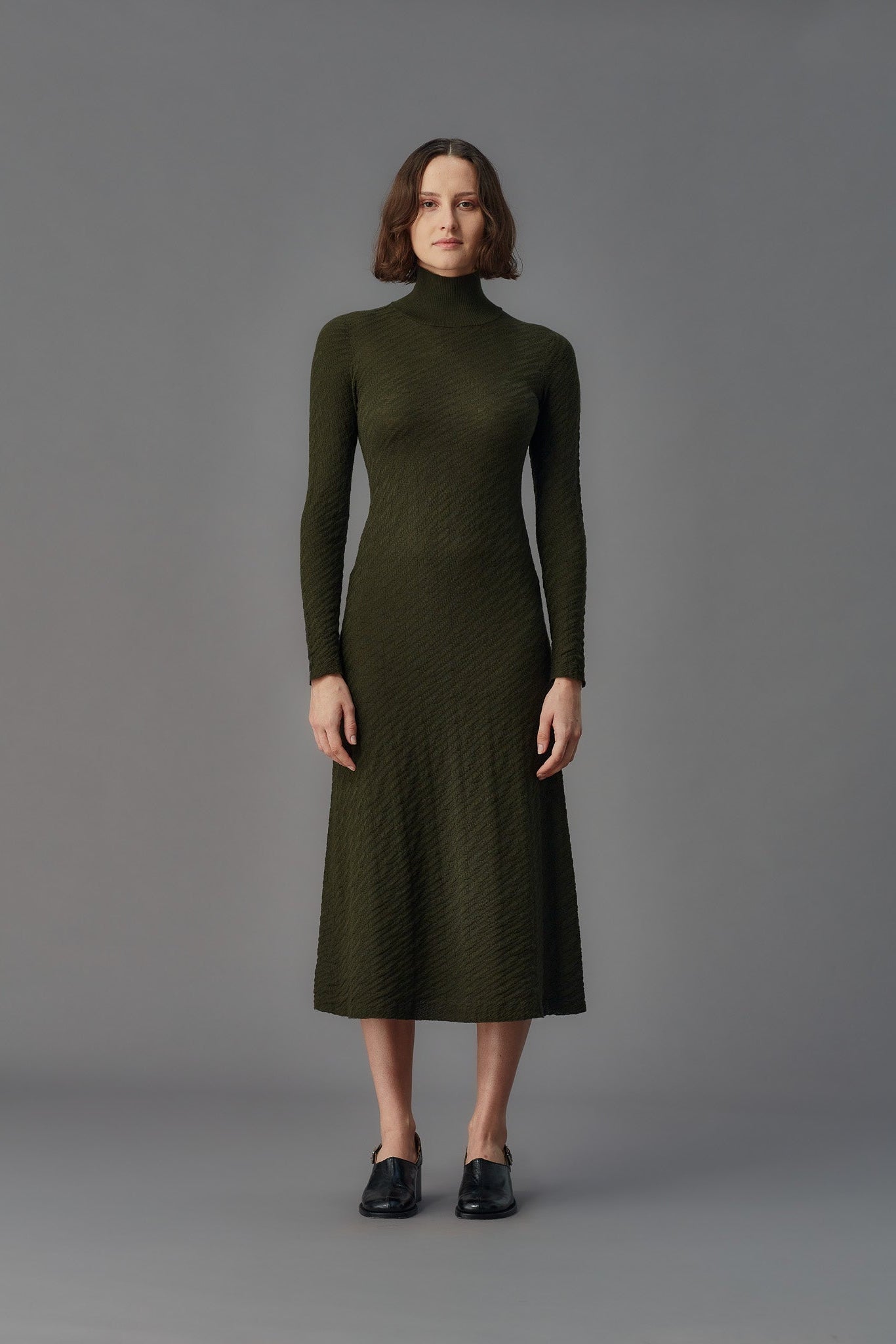 MERINO SLATCH DRESS