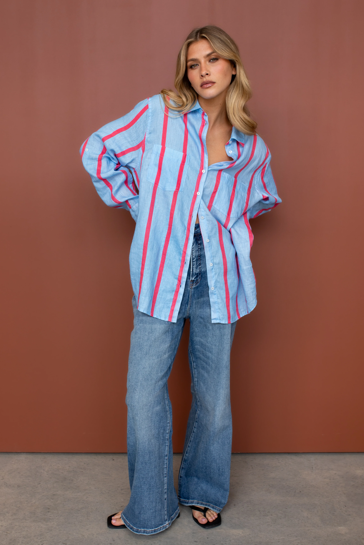 BOYFRIEND LINEN SHIRT