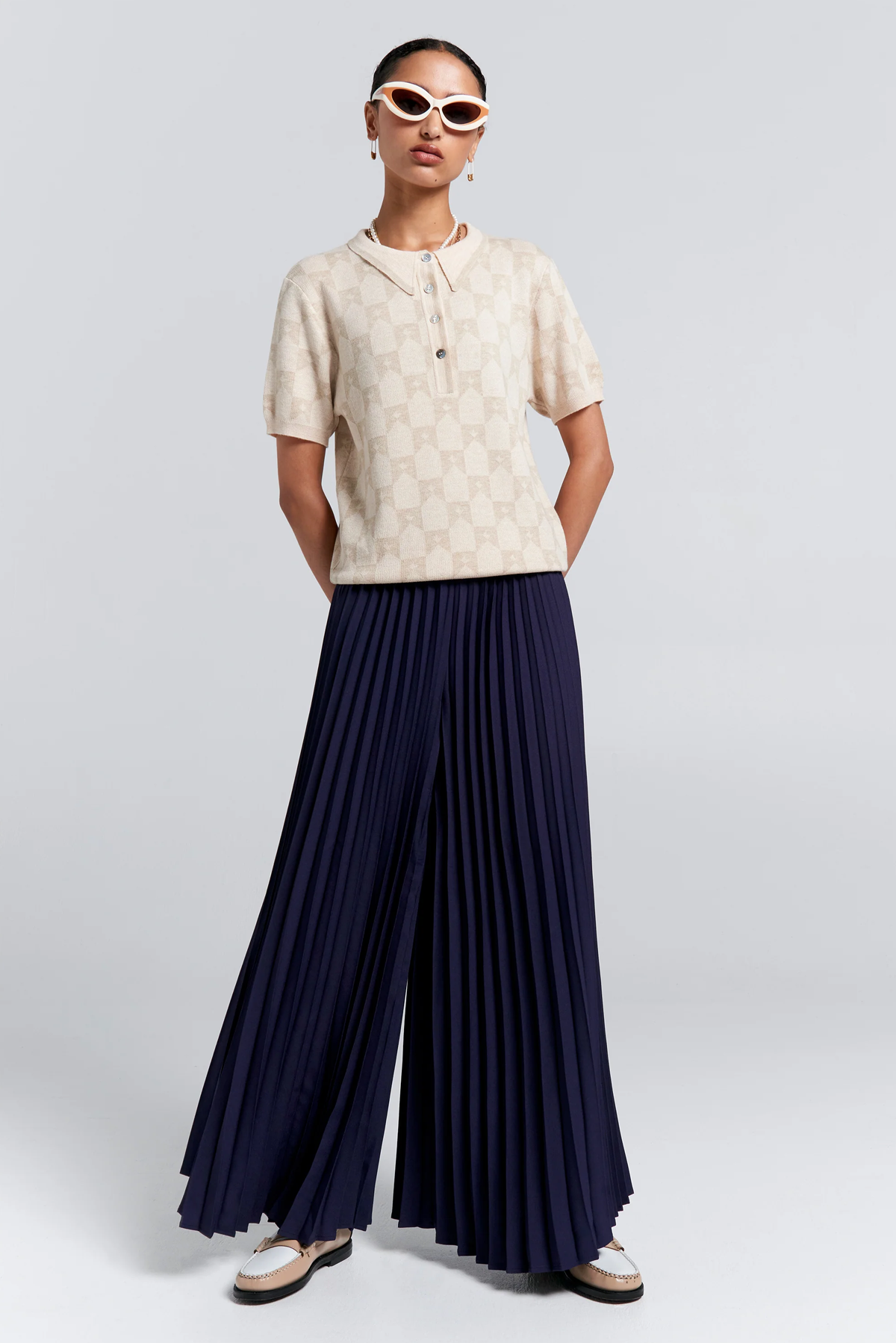 SUNRAY PLEATED PANTS