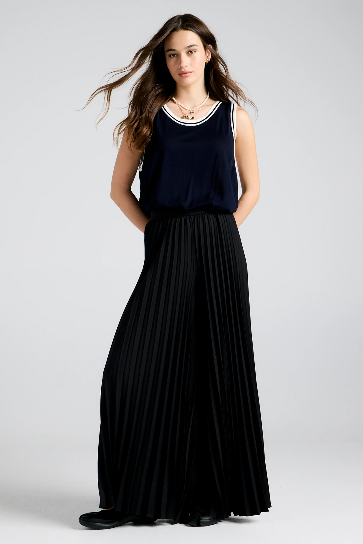 SUNRAY PLEATED PANTS