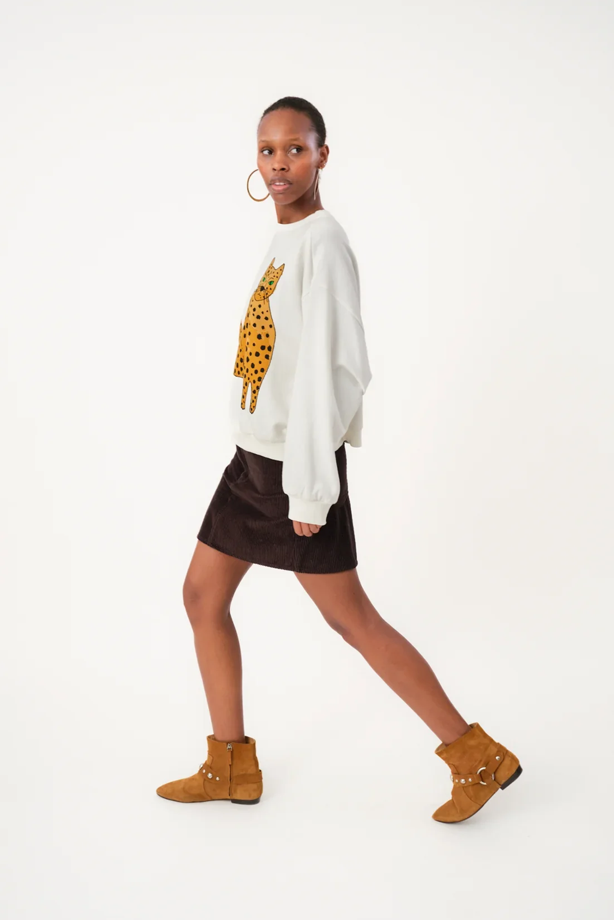 SYDNEY LEOPARD SWEATSHIRT