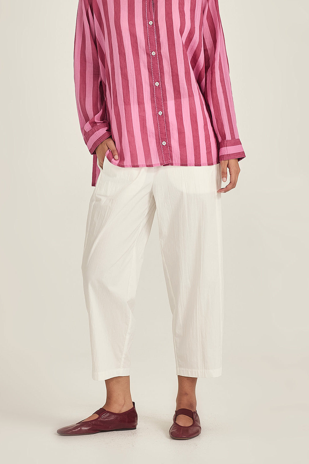 SILLS JAMES PANT WHITE