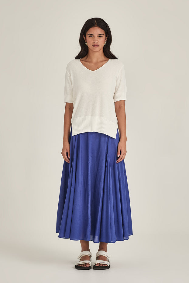 SILLS ZAIYA SKIRT ELECTRIC BLUE
