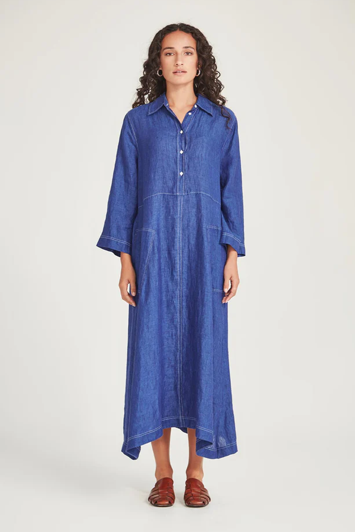 SOFIA LINEN SHIRTDRESS