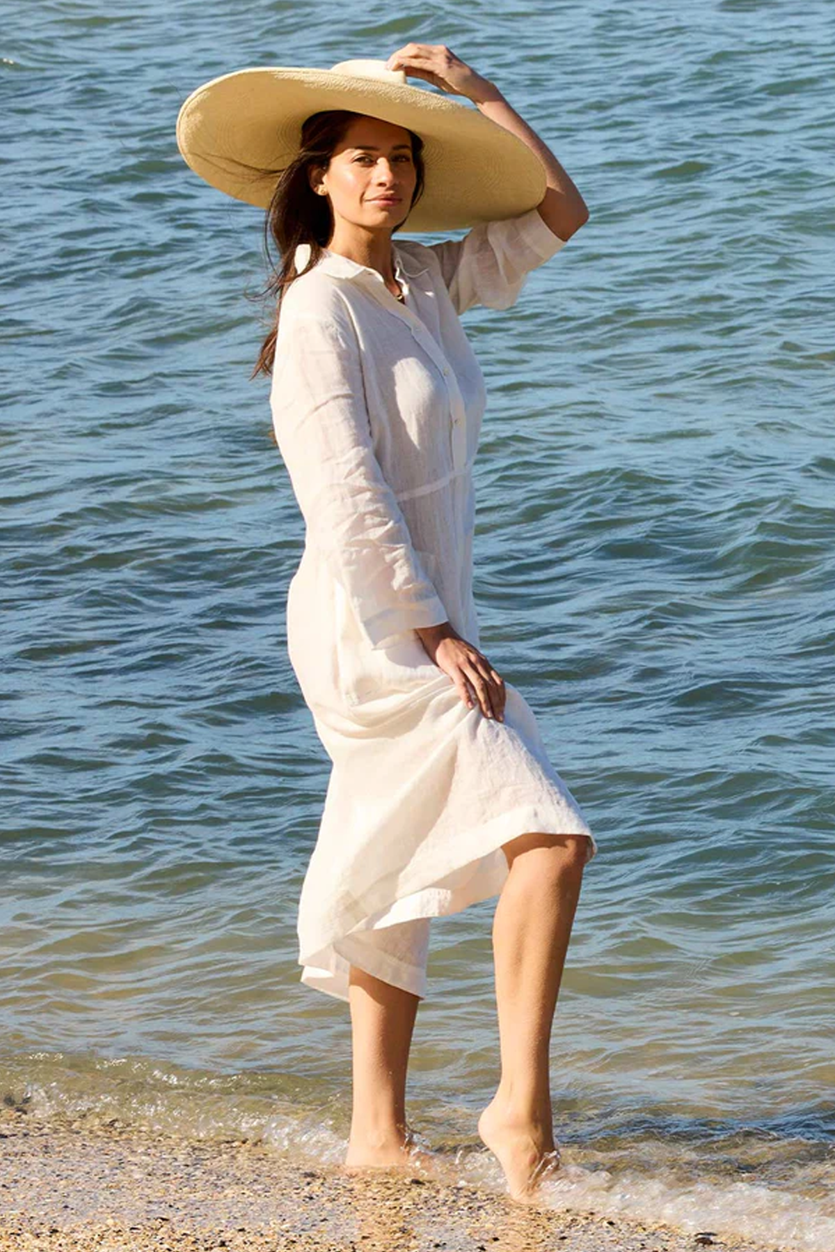 SOFIA LINEN SHIRTDRESS