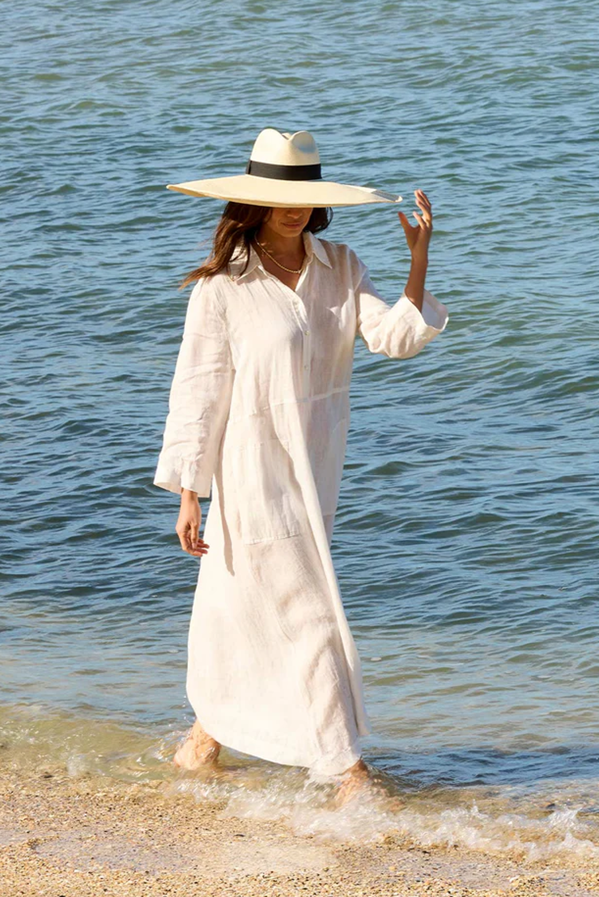 SOFIA LINEN SHIRTDRESS