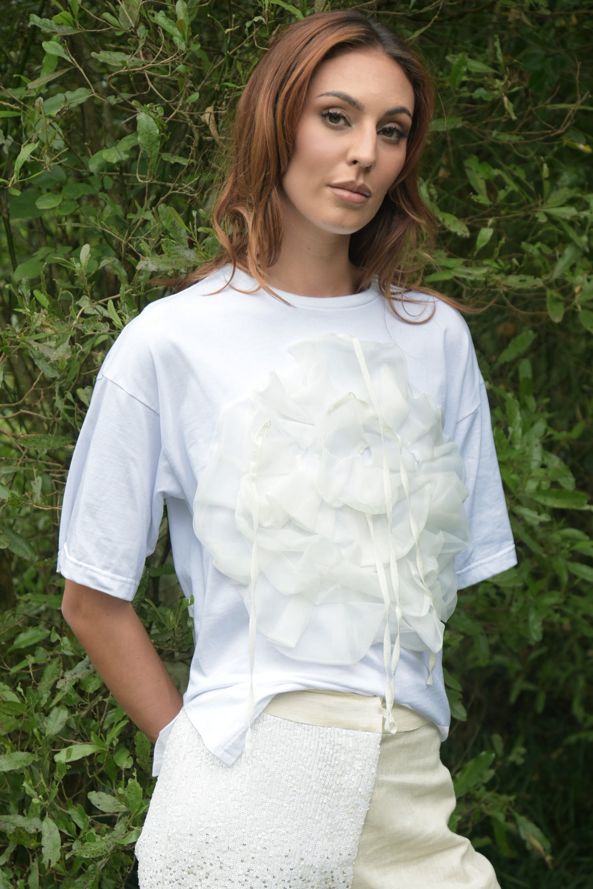 MY HEART ROSE ON TSHIRT