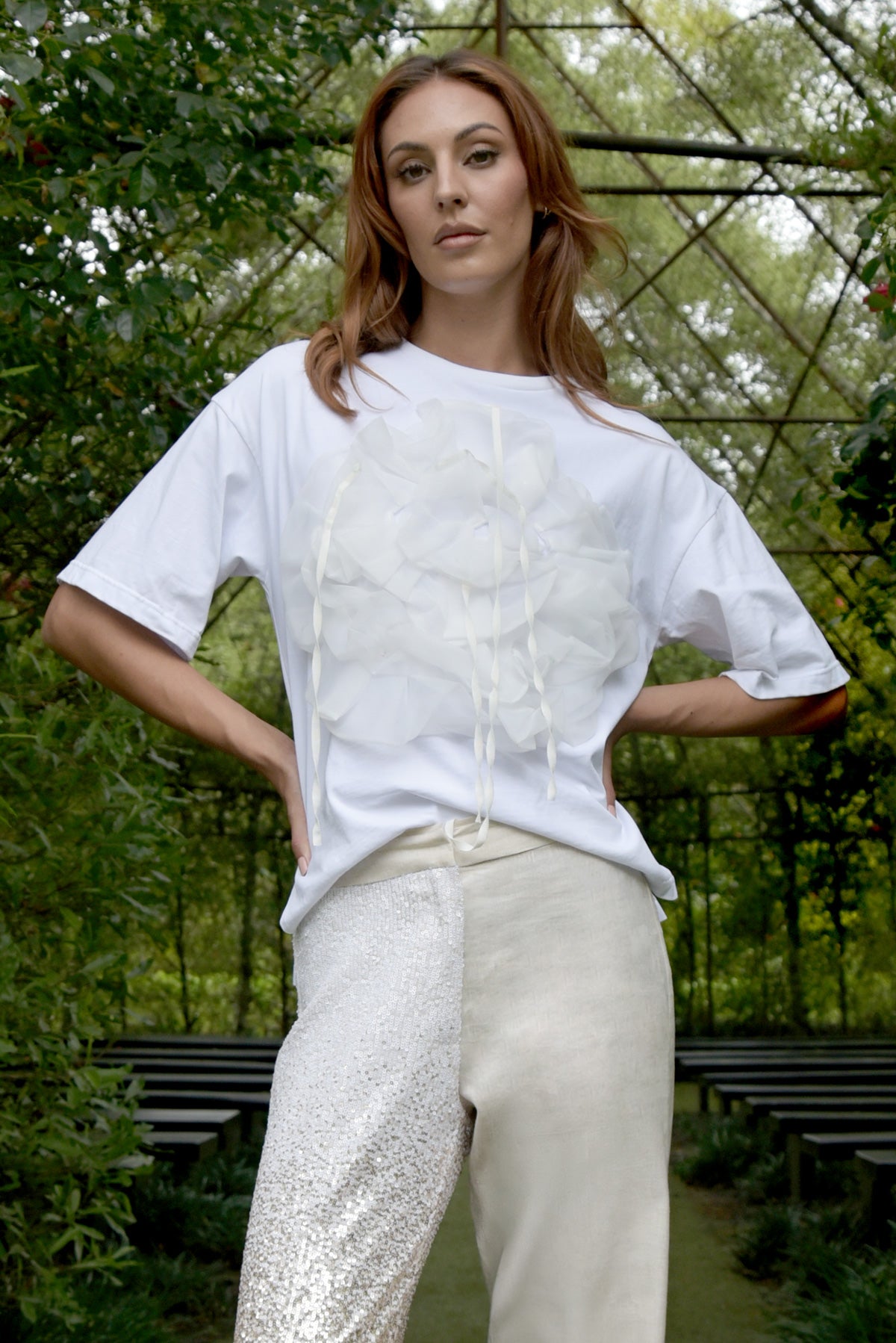 MY HEART ROSE ON TSHIRT