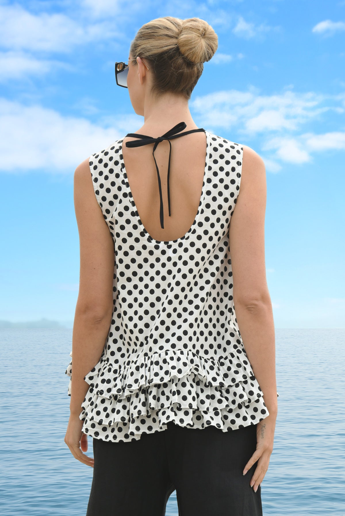 RUFFLE AND READY TOP