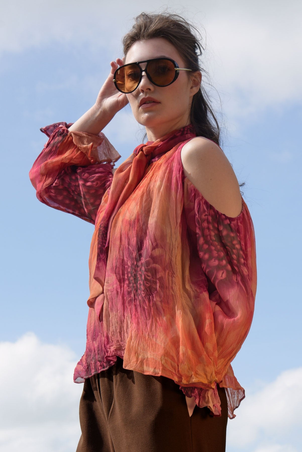 SOLAR FLOWER BLOUSE