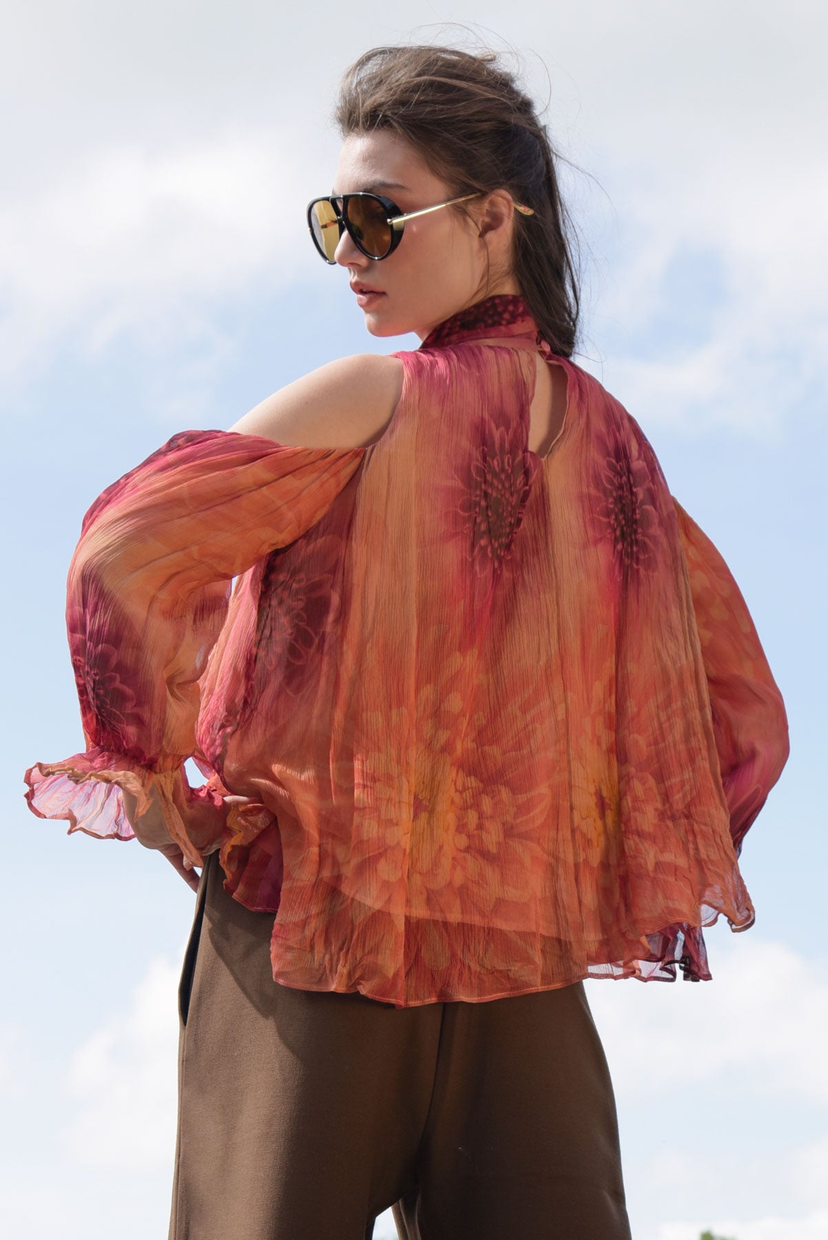 SOLAR FLOWER BLOUSE