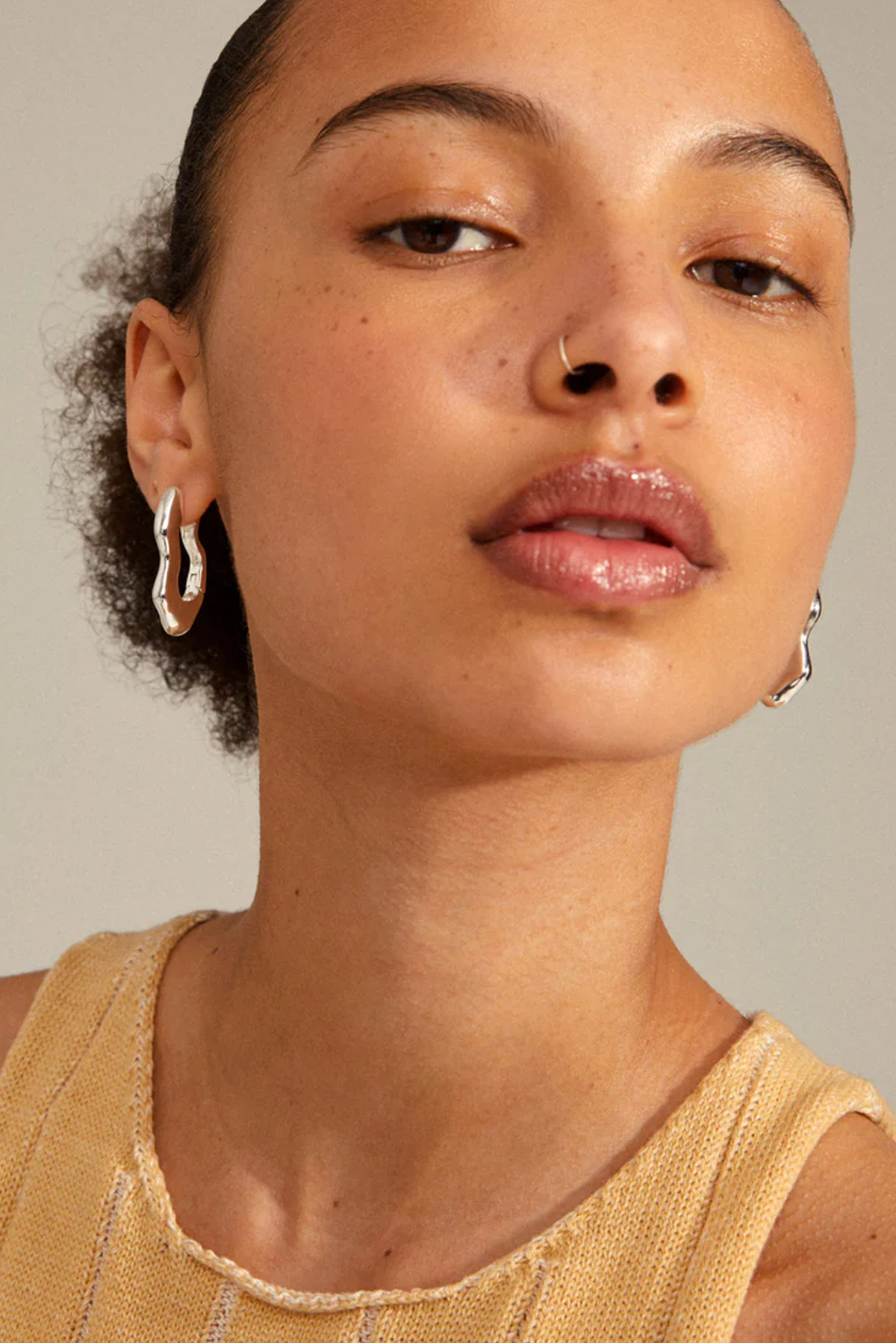 WAVE RECYCLED WAVY EARRINGS