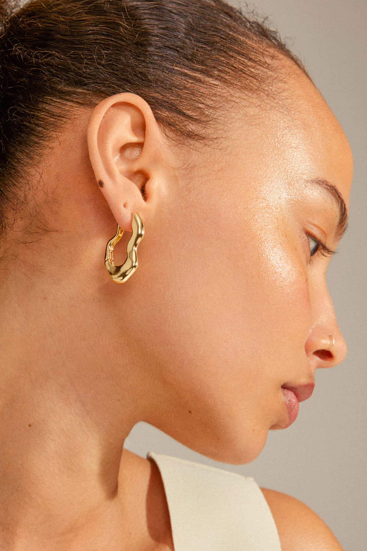 WAVE RECYCLED WAVY EARRINGS