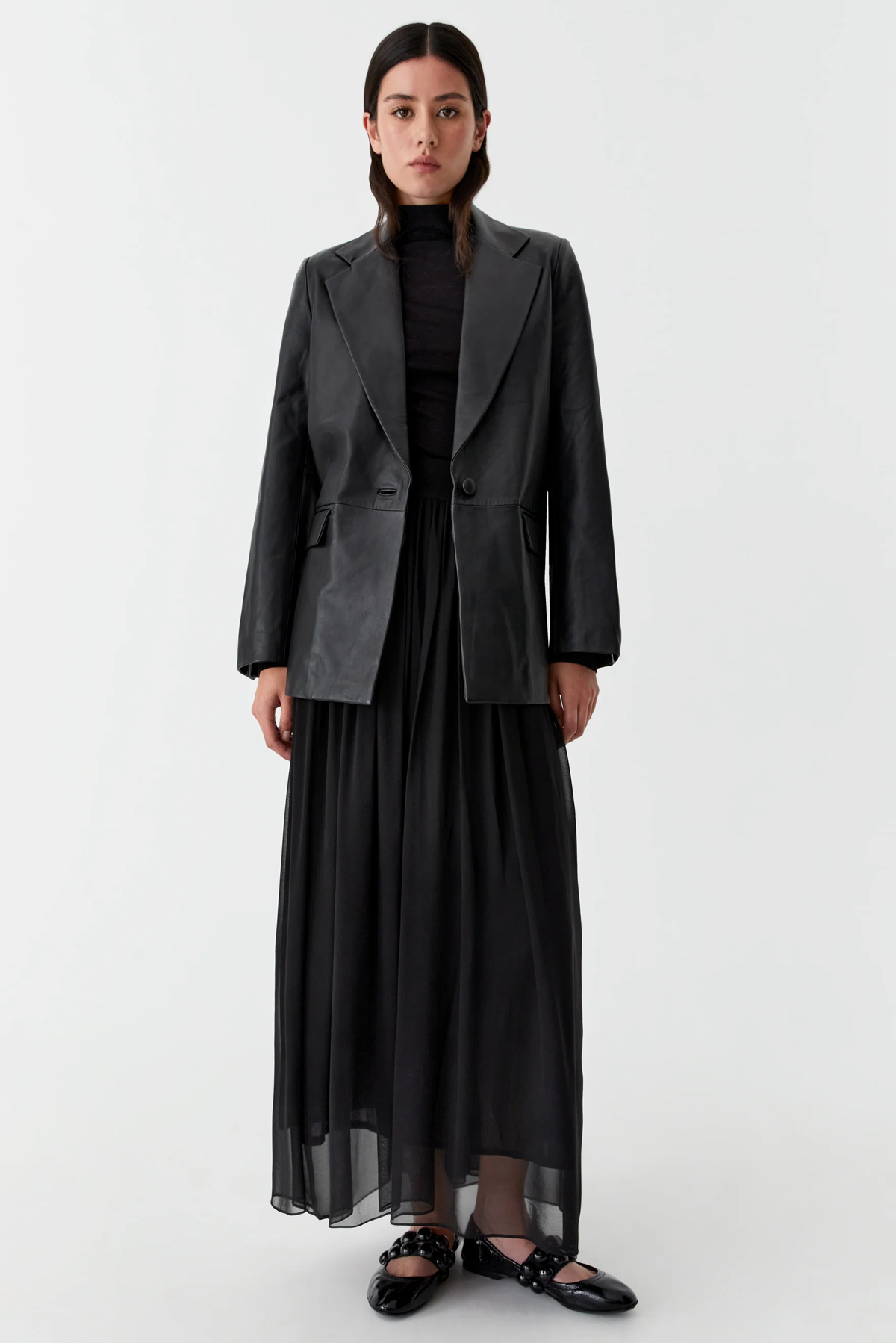 WESTLEY LEATHER BLAZER