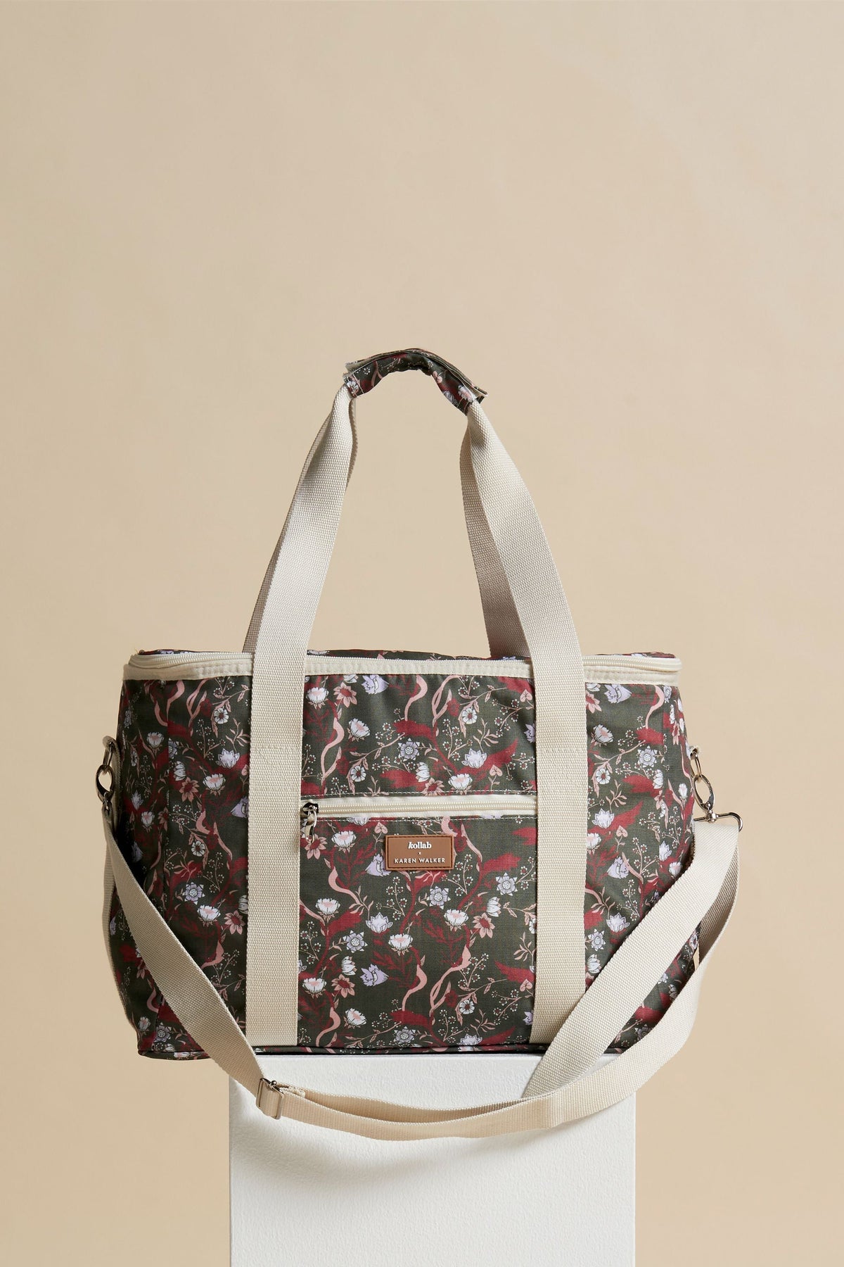 KOLLAB X KAREN WALKER WHIMSY FLORAL PICNIC BAG