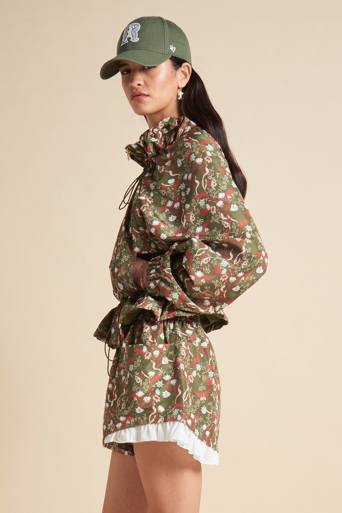 DEVANT JACKET GREEN FLORAL