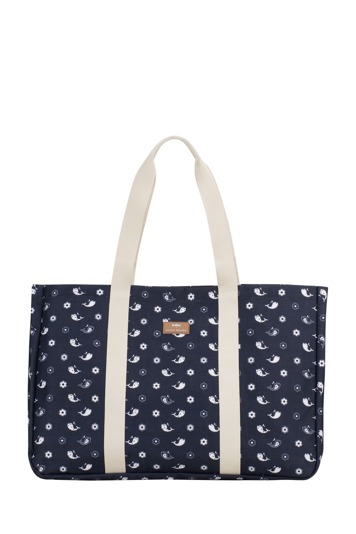 KOLLAB X KAREN WALKER CARRYALL CARGO BAG FLORAL WHALE
