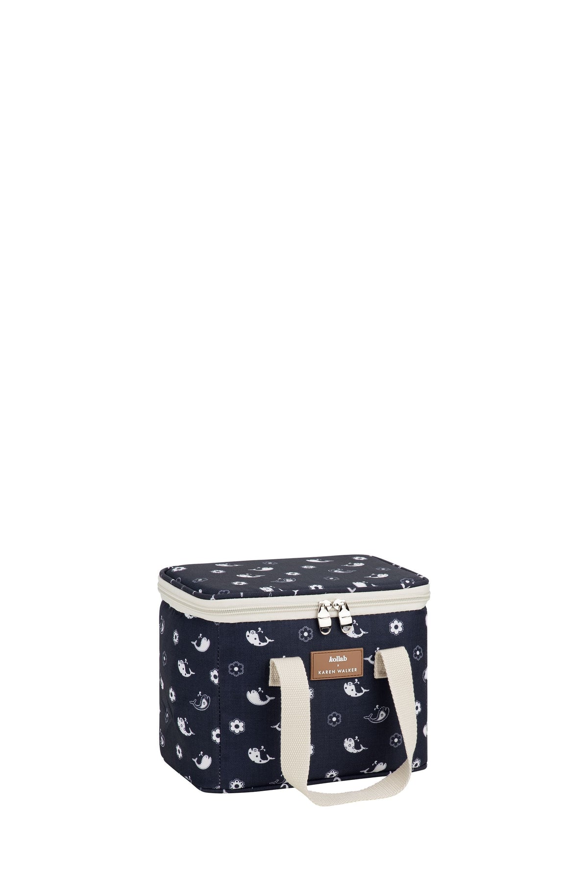 LUNCH BAG FLORAL WHALE