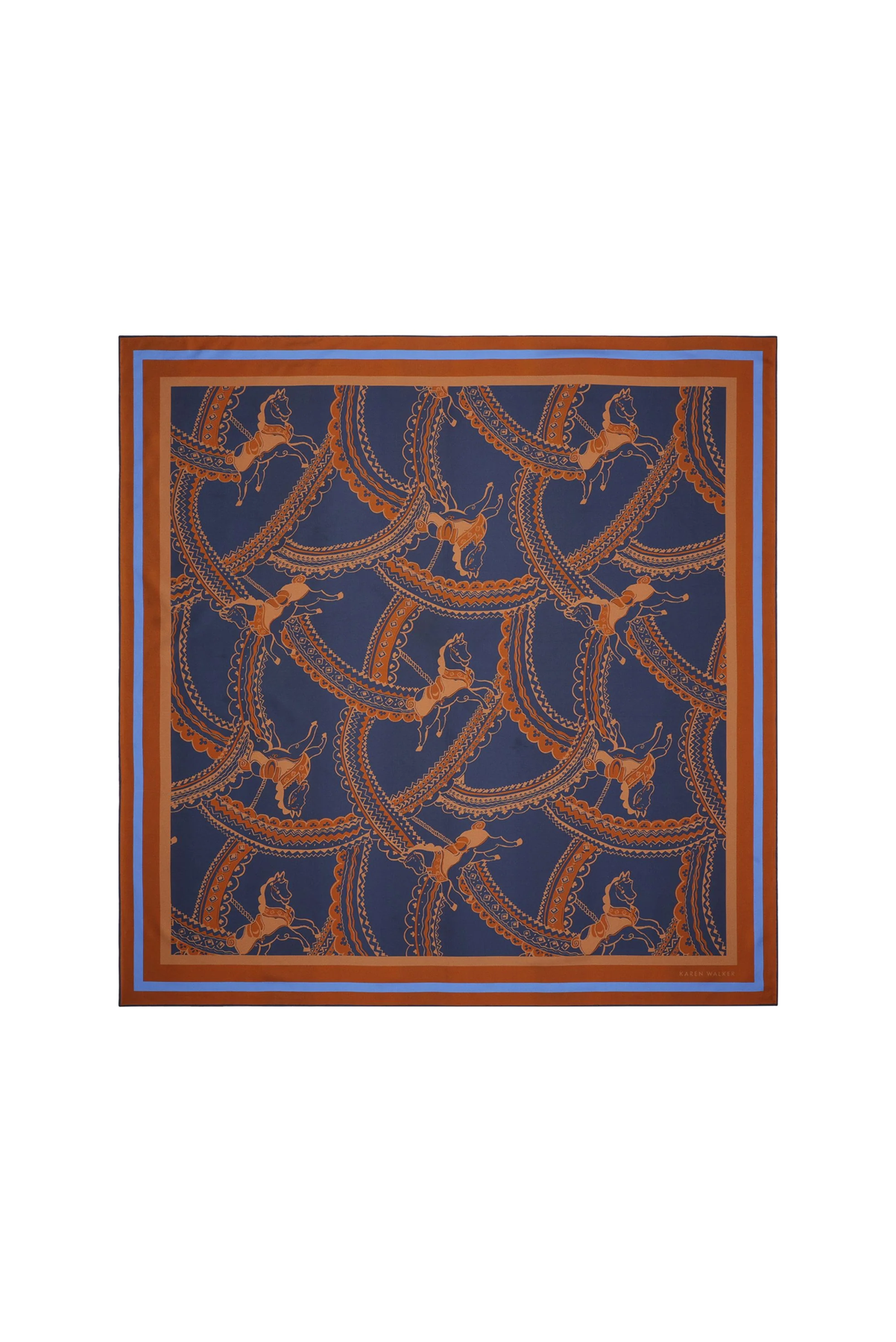 CAROUSEL CLASSIC SILK SCARF