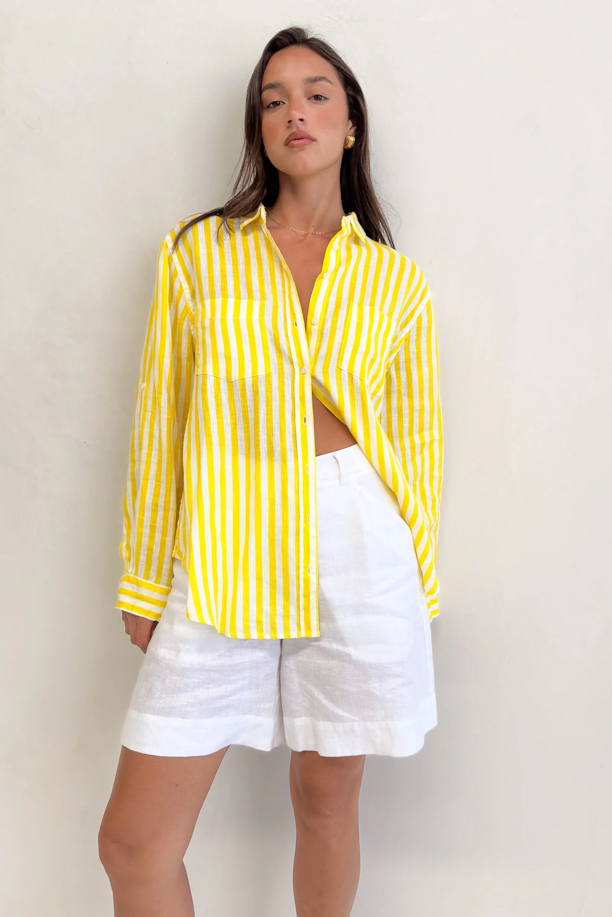 BOYFRIEND LINEN SHIRT