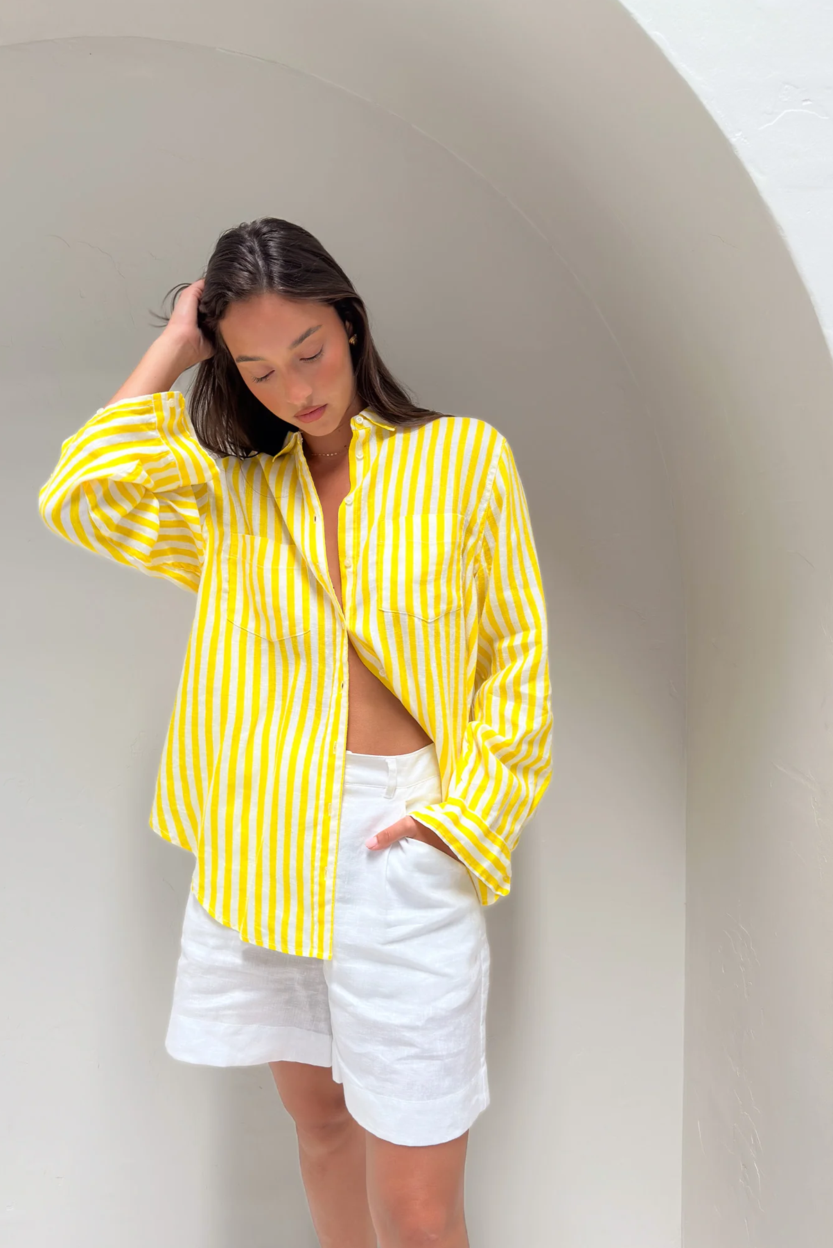 BOYFRIEND LINEN SHIRT