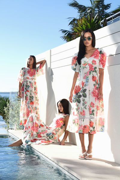 GATHER AROUND GIRLS DRESS