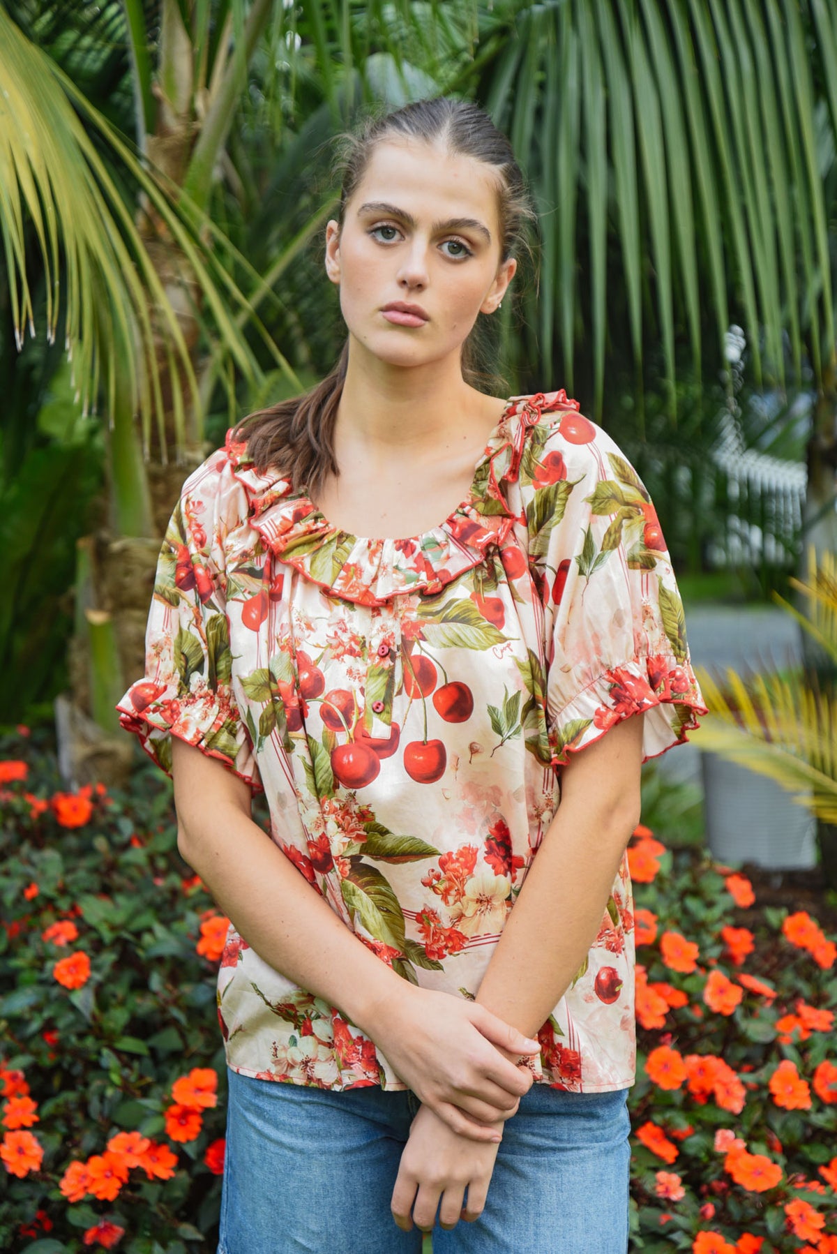 FRILL ANTHROPY TOP